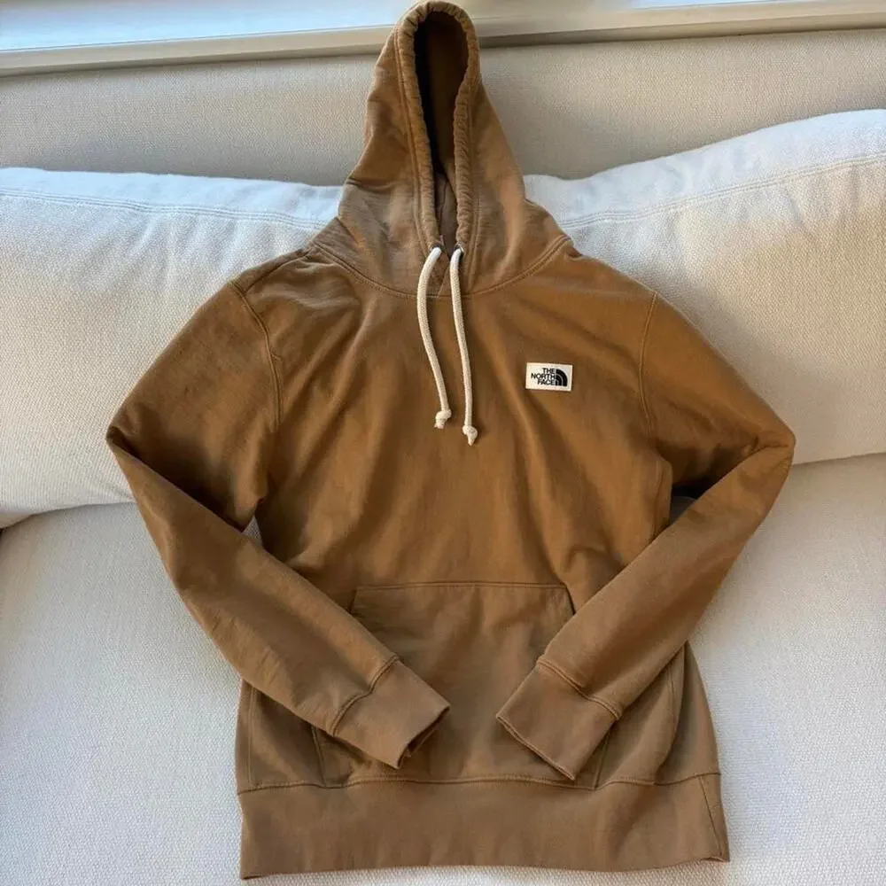 The north face tan hoodie